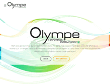 Tablet Screenshot of olympe-fitness.com